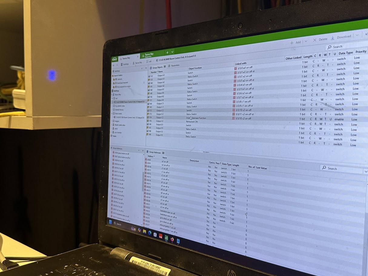 Şahsa Ait Villa KNX Akıllı Ev Otomasyonu Kurulumu